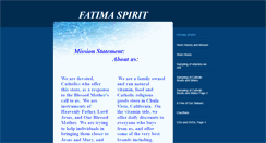 Desktop Screenshot of fatimaspirit.com